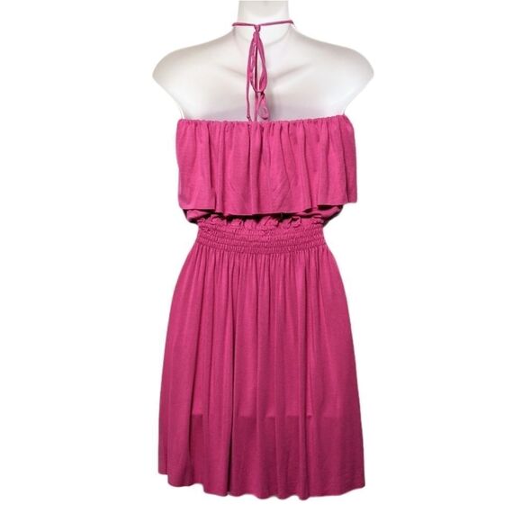 RACHEL PALLY x SHOPBOP Pink Halter Ruffle Dress M - Picture 4 of 6